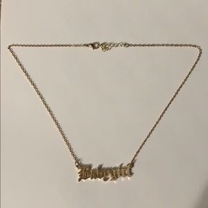 Babygirl necklace